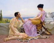 John William Godward Youth and Time oil painting reproduction